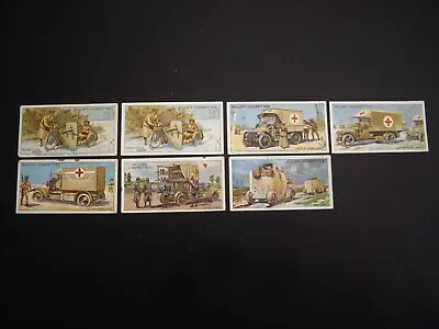 7 Military Motors W.D. & H.O. Wills Cards • £1