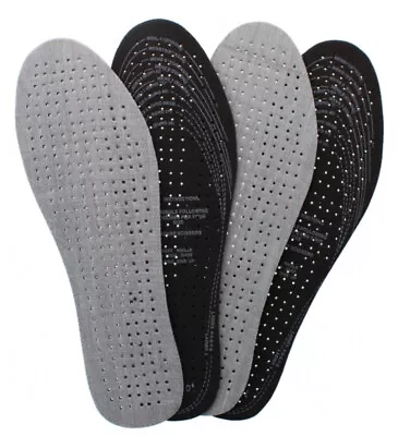 2 Pairs Extra Fresh Insoles Inner Soles For Boots Shoes Slippers Odour Control • £2.75