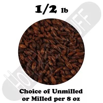 CHOCOLATE  WHEAT MALT 400°L Homebrew Beer Choose Unmilled Or Crushed 1/2 Pound • $3.99