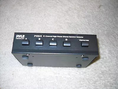 Pyle PSS4 4 Channel High-Power Stereo Speaker Selector • $25