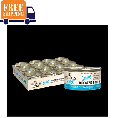 $31.57 • Buy 3 Ounce Can (Pack Of 12), Wellness CORE Digestive Health Whitefish Pate We....