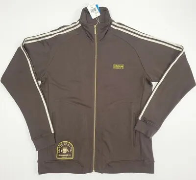 $249.99 • Buy ADIDAS MUHAMMAD ALI Greatest Of All Time Brown Track Jacket Men's Size 2XL Rare 