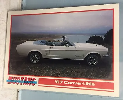 '67 Mustang Convertible Card #86 - From 1993  Mustang Cards  Set • $0.25