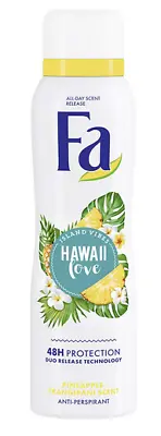 Fa Island Vibes Hawaii Love Antiperspirant Deodorant 48hr - 150 Ml Women NEW • $7.63