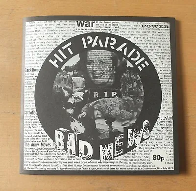 Hit Parade  Bad News  UK 7  Vinyl Crass Records 1983 Mint • £40