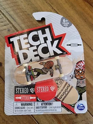 New Tech Deck Stereo Curb Grind Mini Toy Fingerboard Skateboard - Extra Griptape • $6