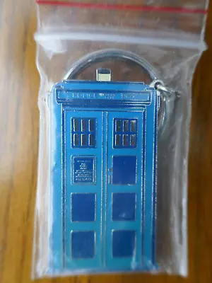  Doctor Who METAL TARDIS KEYRING 1999 BBC Release 5cm Tall Approx. Mint Cond. • £0.99