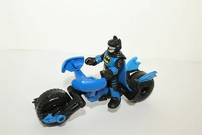 Imaginext DC Super Friends Mini Figures Batman & Batcycle #YTB65 • $9.99