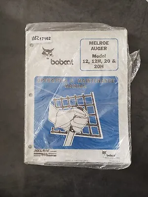 Bobcat Melroe Auger Operation And Maintenance Manual • $11.62