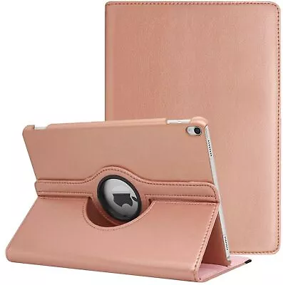 IPad 360 Leather Stand Case For IPad Air / Air 2 A1474/A1475/A1476/A1566/A1567 • £5.45