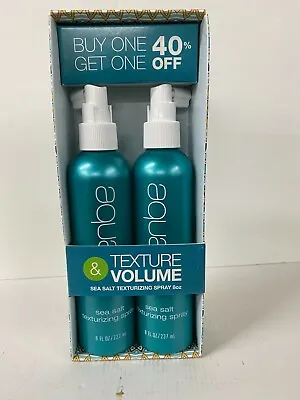 $29.99 • Buy Aquage Sea Salt Texturizing Spray For Volume & Texture 8 Oz   2 Pack