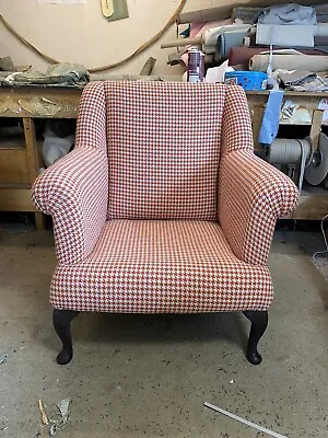 Quality Handmade / Fireside  Chairs Laura Ashley Styl Houndstooth Flame - • £575