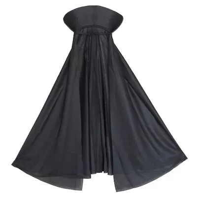 Child Black Vampire Cape With Collar ~ HALLOWEEN VAMPIRE MAGICIAN KID COSTUME  • $7.95