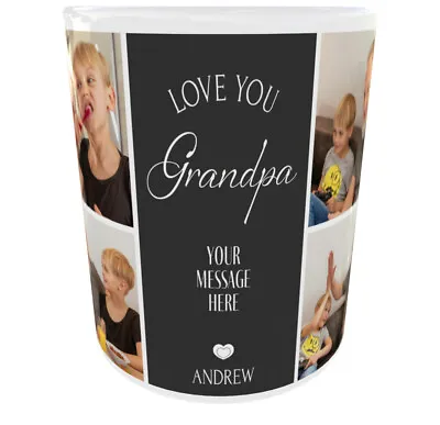Customised Gift Mug For Granddad Grandma Dad Mum Nanny | Personalised Gifs • $24.50