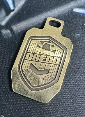 JUDGE DREDD-Target Keychain USPSA Double Alpha (Brass) • $20