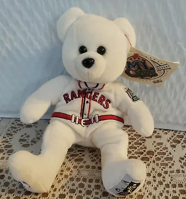 Mlb Team Texas Rangers Juan Gonzalez  Beanie Baby Plush Bear Bears - Nwt • $9.95