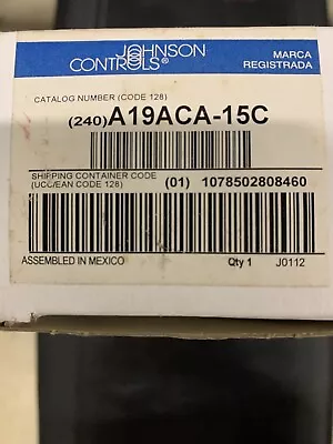 Johnson Controls A19aca-15C Line Volt Mechanical Tstat Open Low -30 Degrees • $69