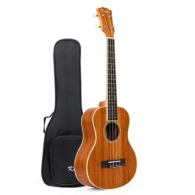 $60.99 • Buy Tenor Ukulele 26 Inch Hawaii Guitar Rosette Matt W/Bag Laminated Mahogany Top
