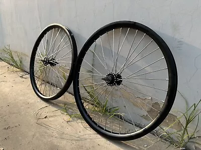 26 Inch Heavy Duty Bicycle Wheels 10G 36 Spoke Wheel Bike Rims Front & Rear 680g • $85.88