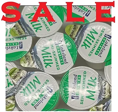 35pcs Semi Skimmed Milk 12ml Pots Portions Jiggers Lakeland SALE BBD MAY 2024 • £4.99