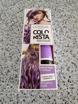 £7.25 • Buy L'Oreal Paris Colorista Washout Semi-Permanent Hair Colour Purple 