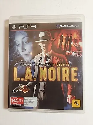 L.A. NOIRE PS3 PlayStation 3 Game With Manual • $9.90