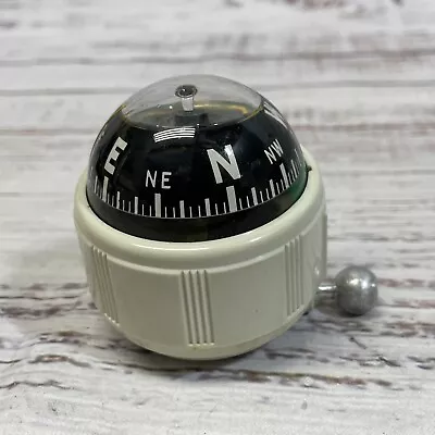 Vintage Airguide Auto Compass White Made USAUsed • $29.95