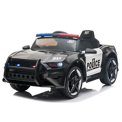 $219.99 • Buy Electric 12V Kids Ride On Police SUV Car Remote Control LED Light Microphone USA