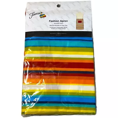 Fiesta Bold Stripe Fashion Half Apron NWT • $22