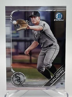 Andrew Vaughn 2019 Bowman Chrome Draft SP Image Variation Ball In Glove RARE • $199.99