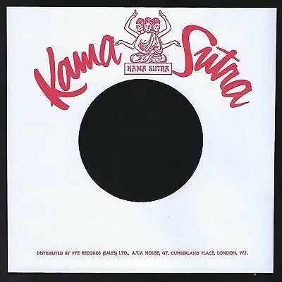 KAMA SUTRA RECORDS - REPRODUCTION RECORD COMPANY SLEEVES - (pack Of 10) • $6.15