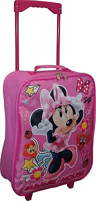 Disney Minnie Mouse 15  Collapsible Wheeled Pilot Case - Rolling Luggage • $39.99