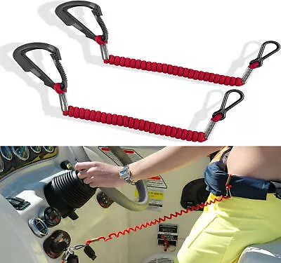 For Mercury Mercruiser Outboard Motor Boat Kill Switch Lanyard 8M0092849 (2PCS) • $13.99