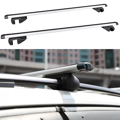 48  Car SUV Universal Roof Rack Cross Bar Adjustable Aluminium Luggage Carrier • $119.49