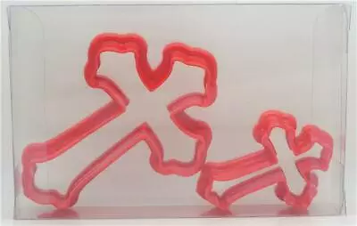 Cross Cookie Cutter Set Of 2 Biscuit Pastry Fondant Cutter • £3.49