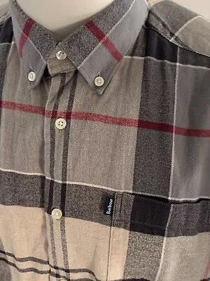 Barbour Highland Check Shirt. Size Med Tailored Fit 42” Chest • £22