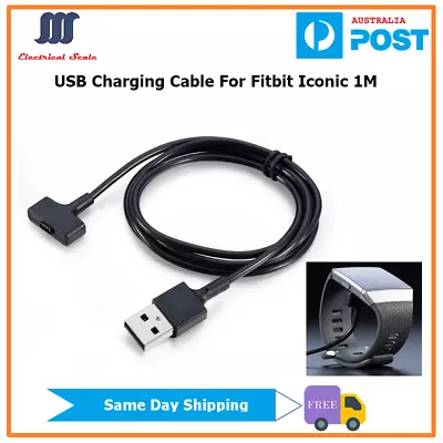 USB Charging Cable 1M For Fitbit Iconic Alta Flex One Charge HR Inspire Versa • $7.25