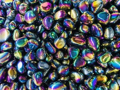 RAL150 Tumbled Stones Polished Crystal Gemstones 10-25mm - BUY 6 GET 6 FREE! • £2.90