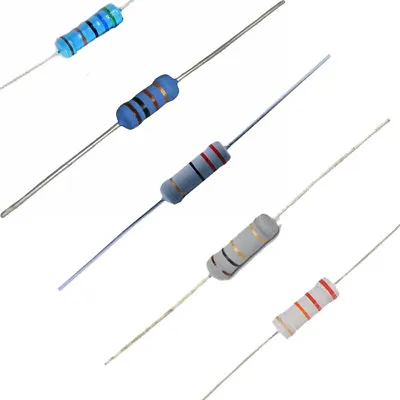 2W 5% Metal Oxide Film Resistors - Range 1R To 100R  - Pack Of - 2 5 Or 10 • £2.38