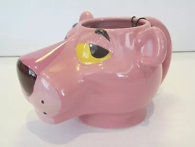 NEW Vintage PINK PANTHER Large Coffee MUG With TAG 3-Dimensional Face 1994 • $39.95