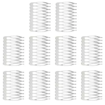 10pcs Metal Blank Wire Hair Combs Hair Clips • £4.33