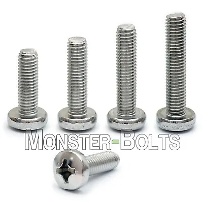 #4-40 - Phillips Pan Head Machine Screws 18-8 A2 Stainless Steel SAE Inch / US • $4.61