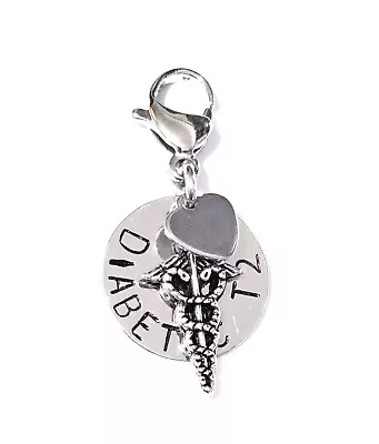 Medical Alert Bracelet Charm Key Ring Stainless Steel Medical Disc & Charm • £5.99