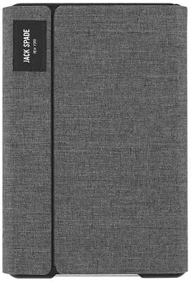£4.95 • Buy Jack Spade IPad Mini 4 & 5 Folio Book Cover Case & Stand - Oxford Grey/Olive