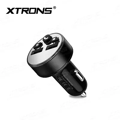 Wireless Bluetooth Car Kit FM Transmitter USB Charger Audio MP3 Music Player UK • £5.54