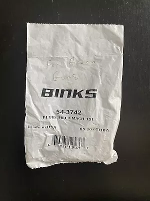 Binks 54-3742 Fluid Inlet Mach 1SL • $64.49