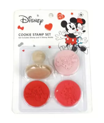 Disney Cookie Stamp Set Mickey & Minnie Mouse Valentines Day Stamp Molds • $2