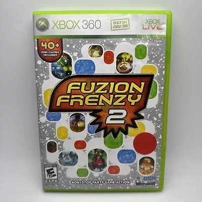 Fuzion Frenzy 2 (Microsoft Xbox 360 2006) Complete W/Manual - Tested • $14.99