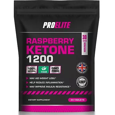 Raspberry Ketone 1200mg | Weight Loss Tablets Diet Pills Slimming Fat Burner Aid • £3.99