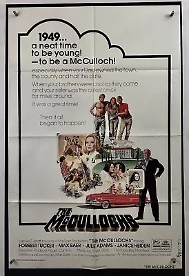 MCCULLOCHS Movie Poster (VeryGood) One Sheet 1975 Forrest Tucker Max Baer 3482 • $7